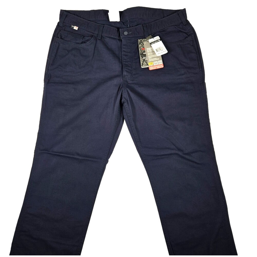 Carhartt FR Pants Women's 20 Regular Blue Flame Resistant Rugged Flex NEW